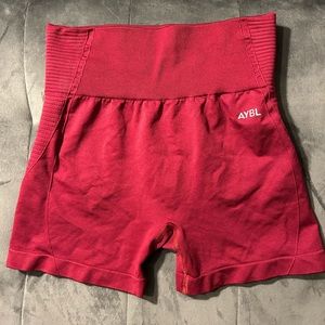 ABYL spandex pink and red gym Shorts bundle